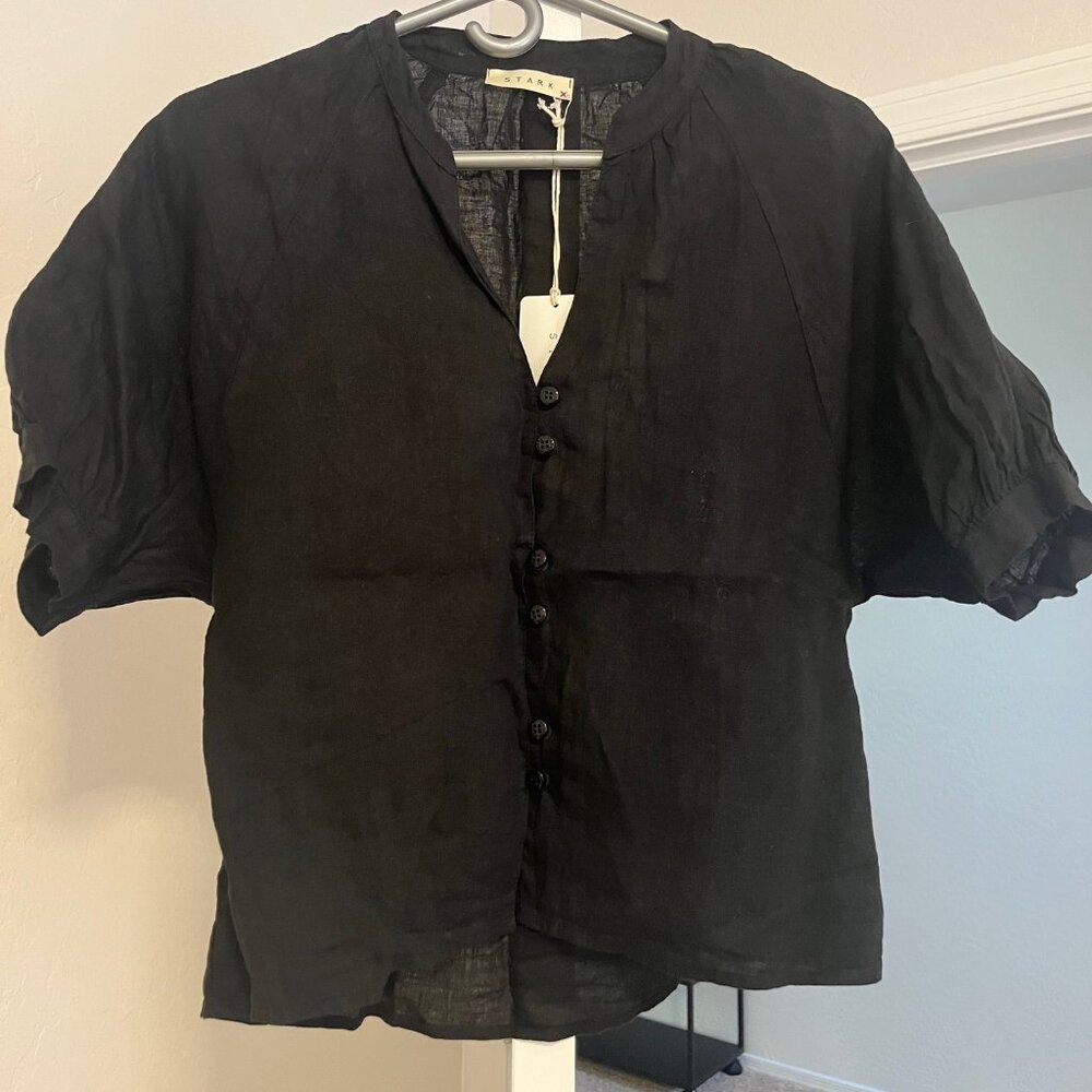 Stark Linen Shirt, Xs